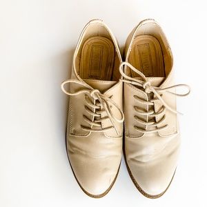 Beige Oxfords